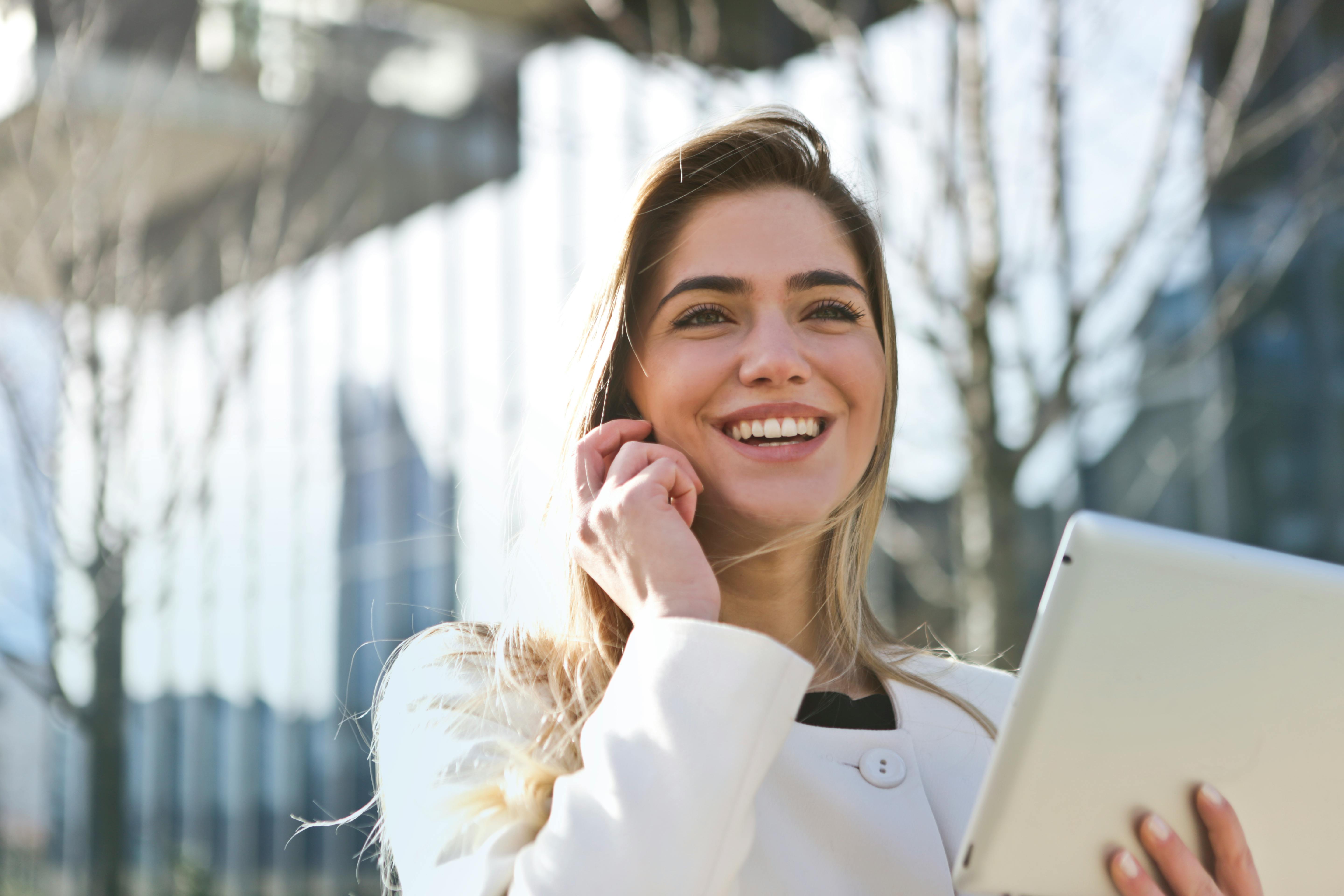 Person talking to a career coach